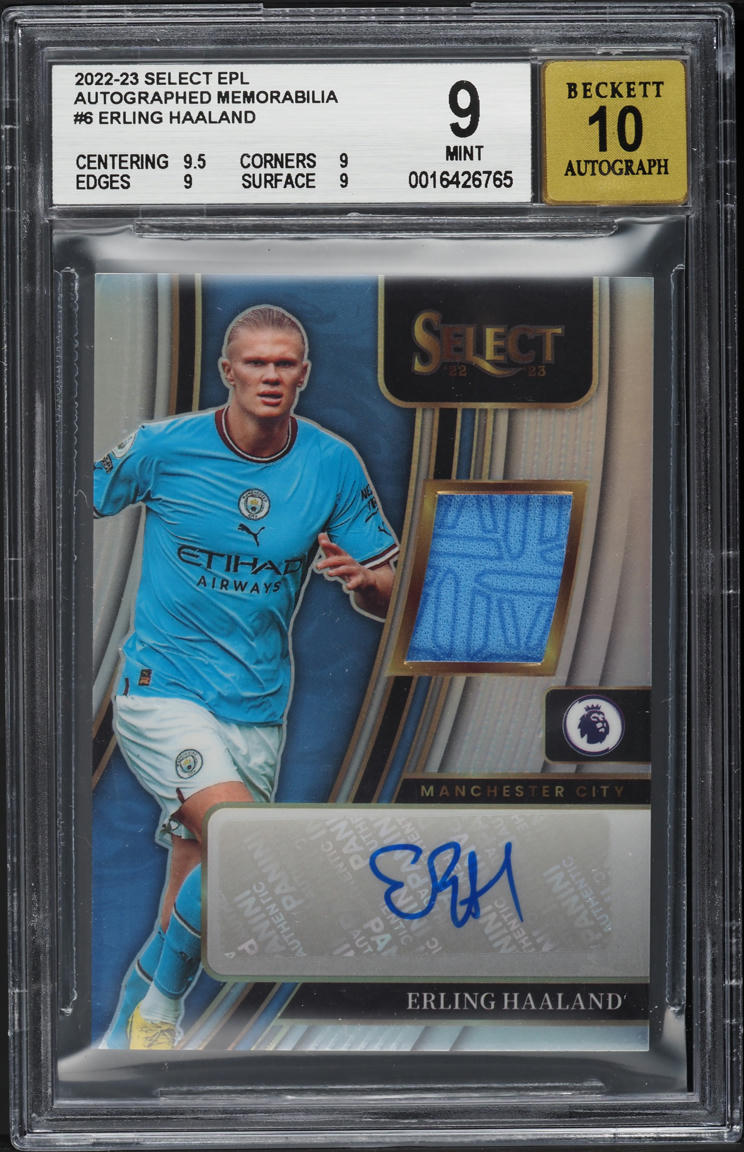 2022 Select English Premier League Memorabilia Erling Haaland