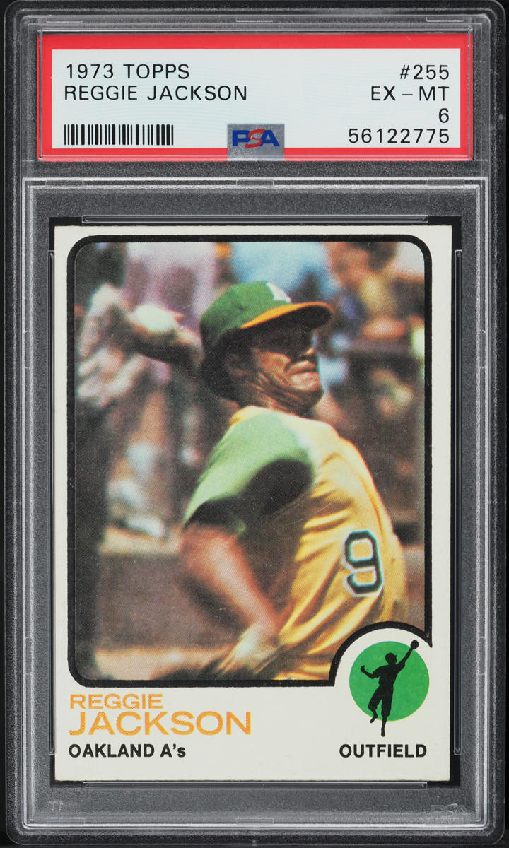 1973 Topps Reggie Jackson #255 PSA 6 EXMT