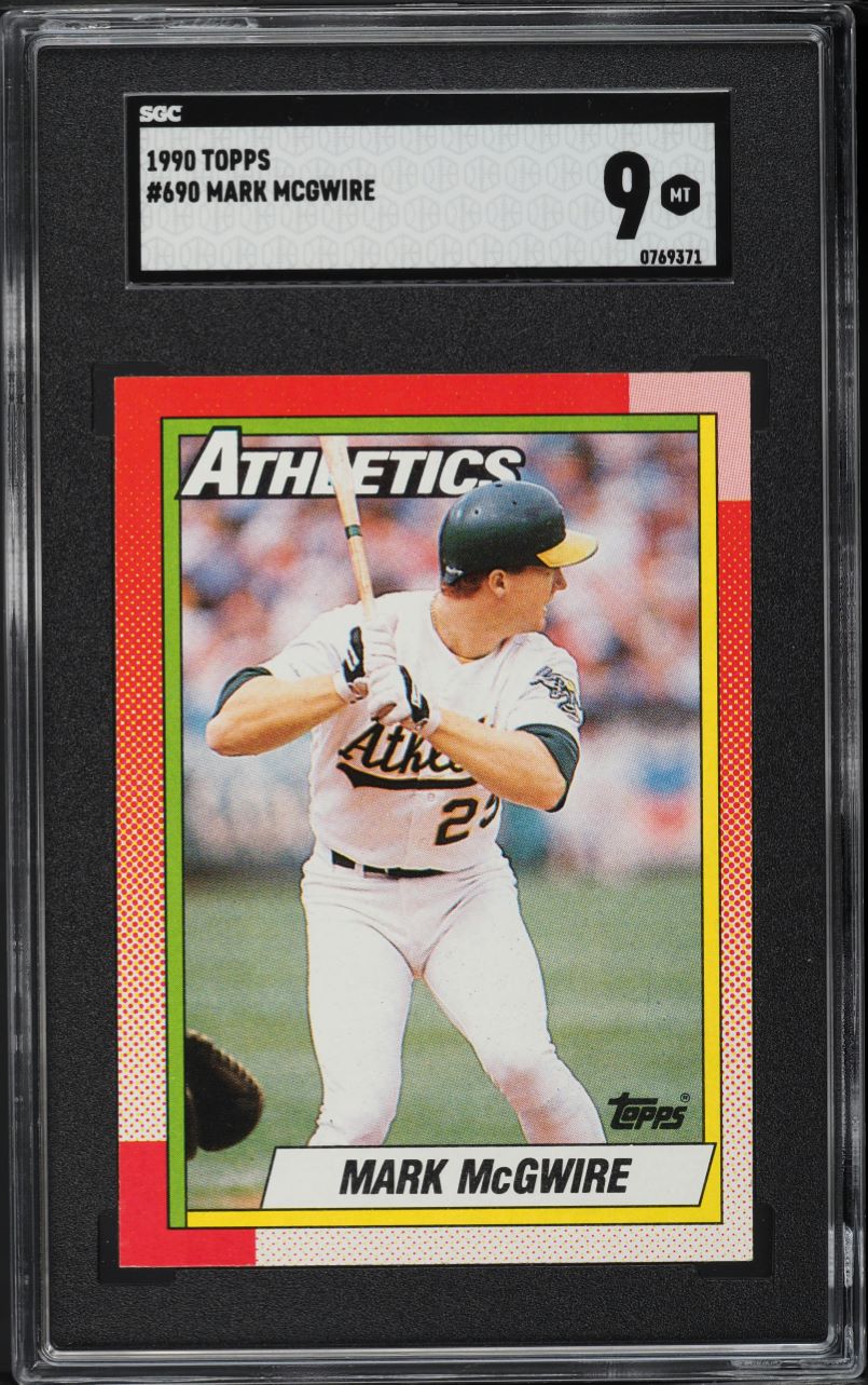 1990 Topps Mark McGwire #690 SGC 9 MINT