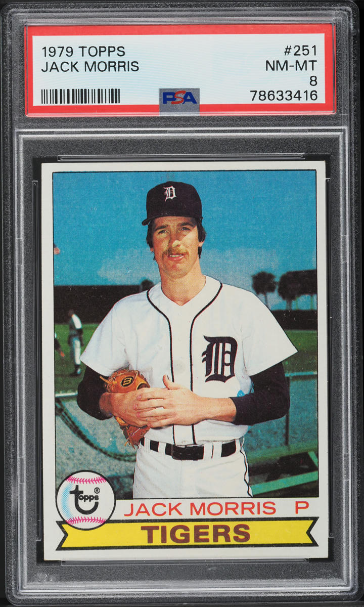 1979 Topps Jack Morris #251 PSA 8 NM-MT