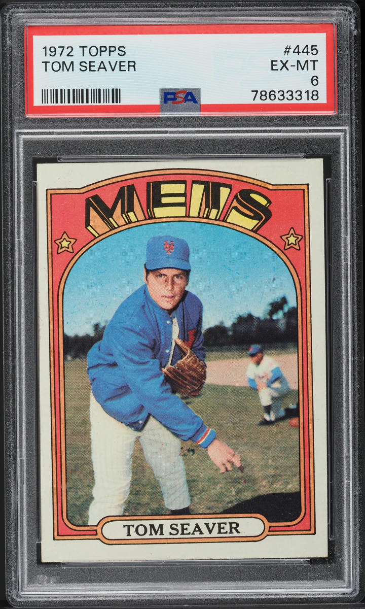1972 Topps Tom Seaver #445 PSA 6 EXMT