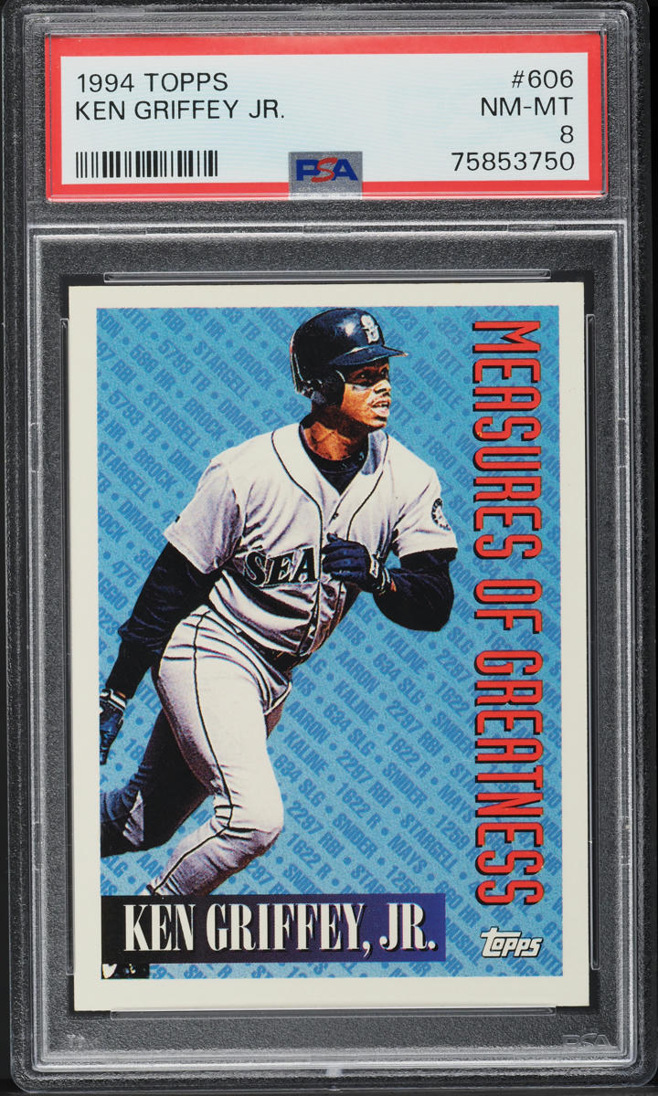 1994 Topps Ken Griffey Jr. #606 PSA 8 NM-MT