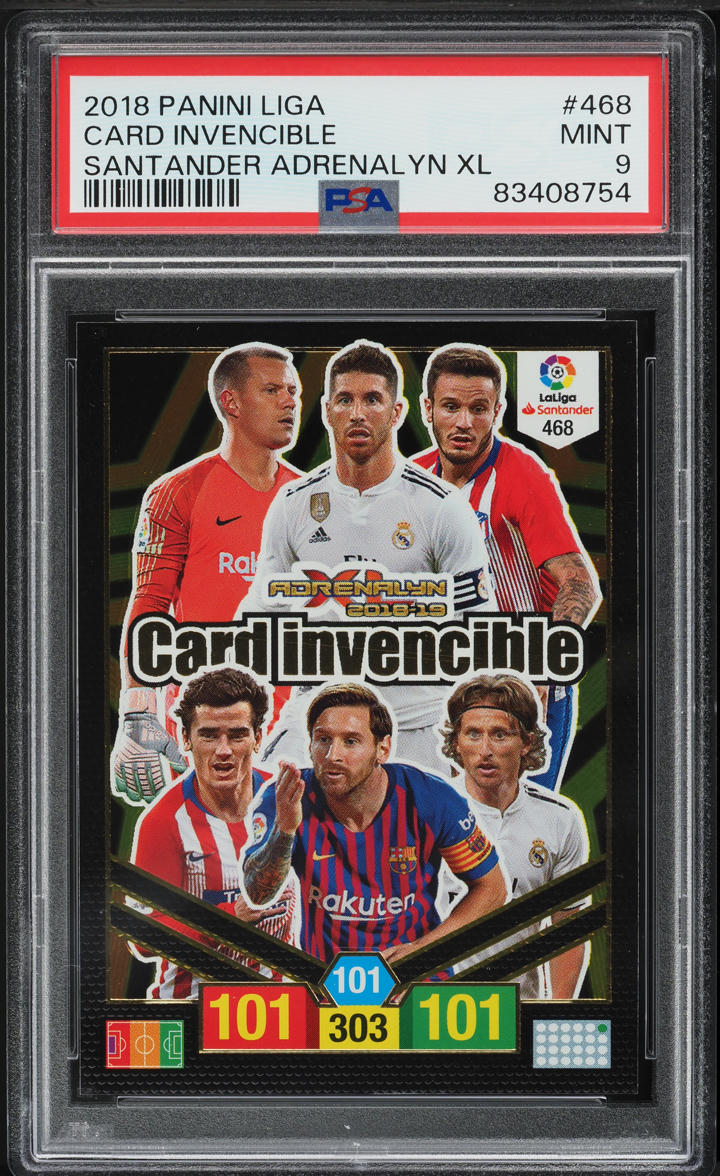 2018 Panini Liga Santander Adrenalyn XL Card Invencible #468 PSA 9