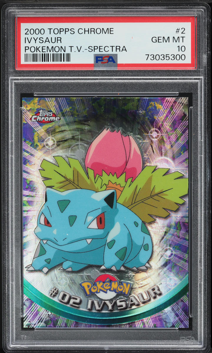 1999 Pokemon Base Set Shadowless 1st Edition Ivysaur #30 PSA 9