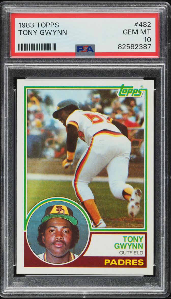 1983 Topps Tony Gwynn ROOKIE #482 PSA 10 GEM MINT