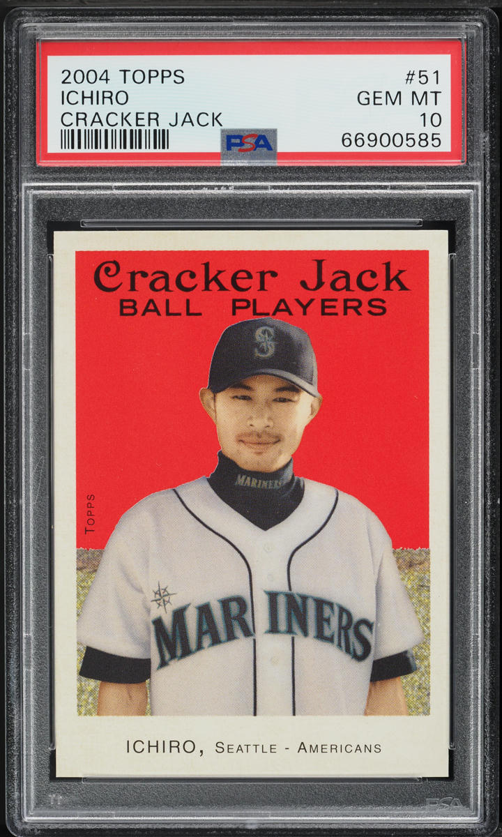 2004 Topps Cracker Jack Ichiro #51 PSA 10 GEM MINT on Fanatics Collect