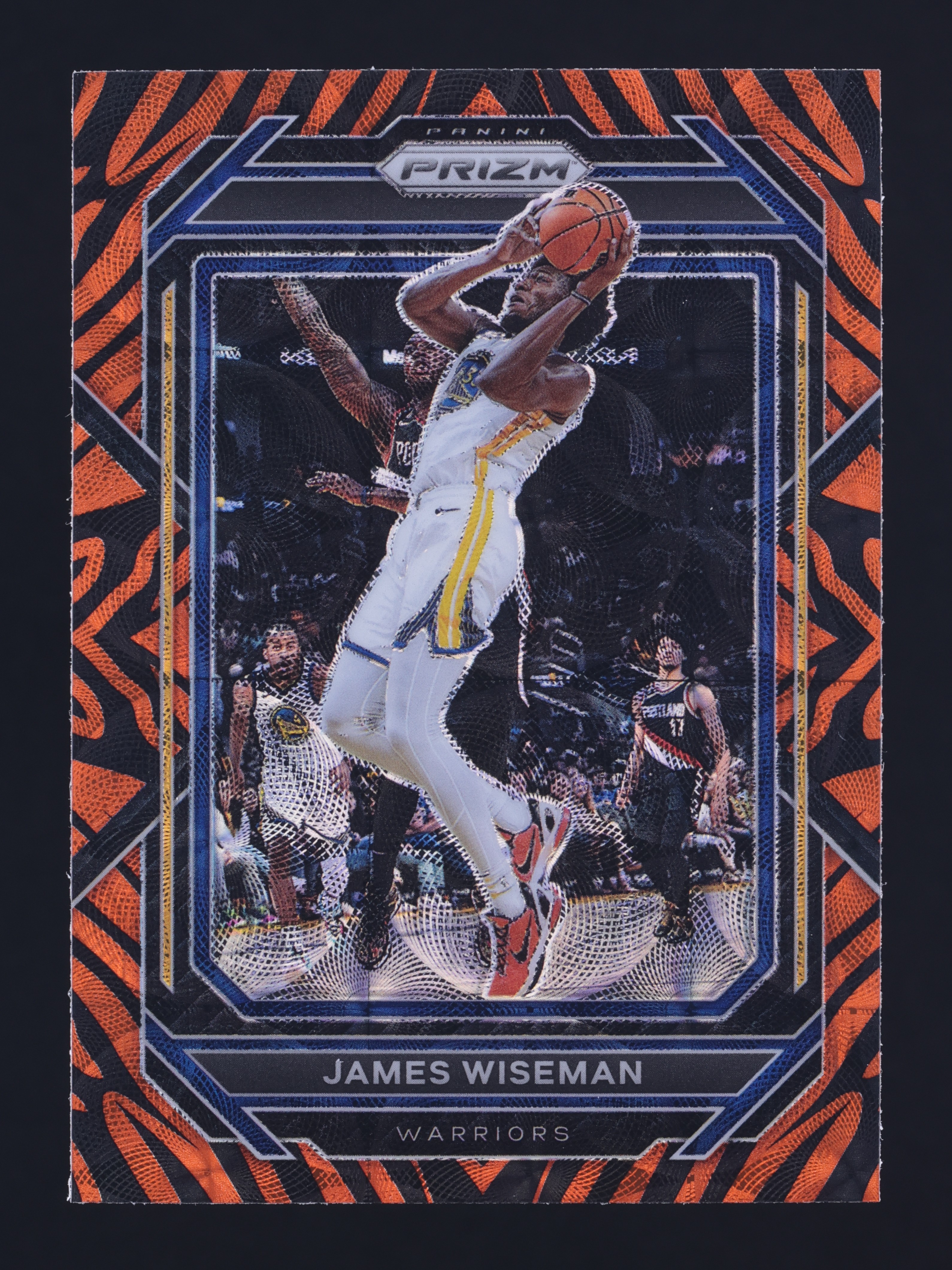 2022 Panini Prizm Choice Tiger Stripe James Wiseman #100 MBA AUTH