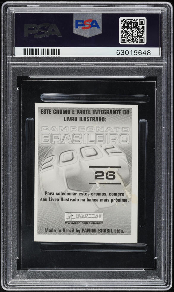 2002 Panini Campeonato Brasileiro Kaka ROOKIE #26 PSA 2 GD