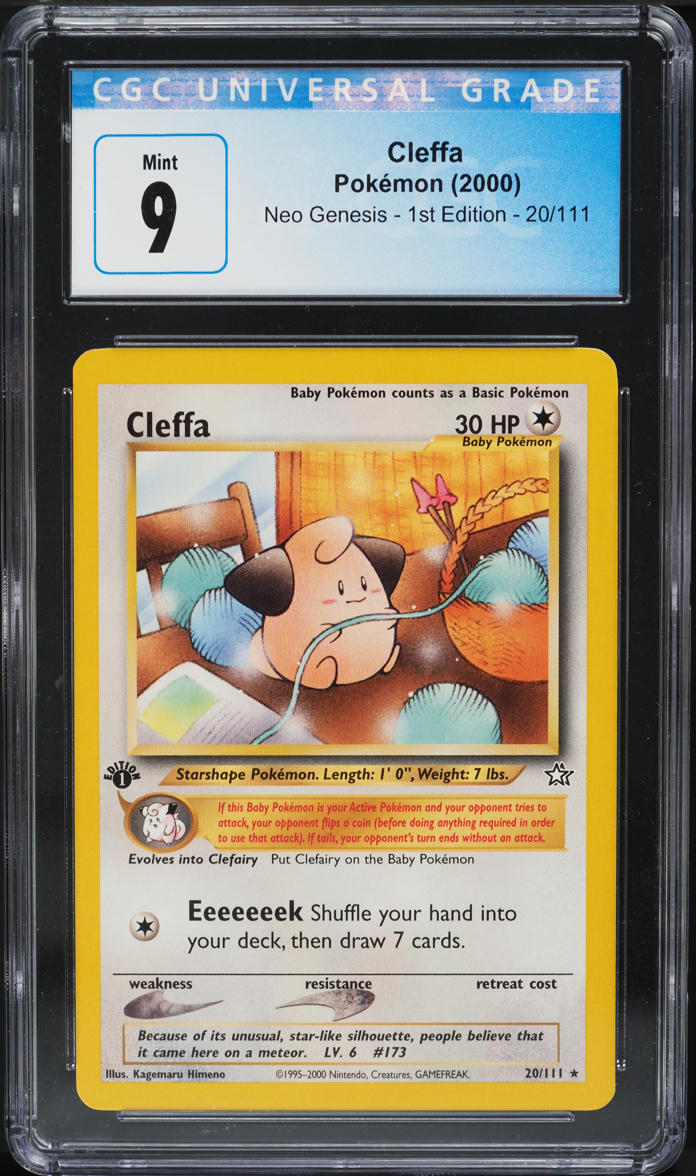 cleffa pokemon cards Cleffa (Wisdom of Sea and Sky #77/241, 3-Diamonds)