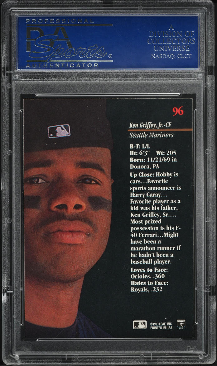 1993 Studio Ken Griffey Jr. #96 PSA 10 GEM MINT