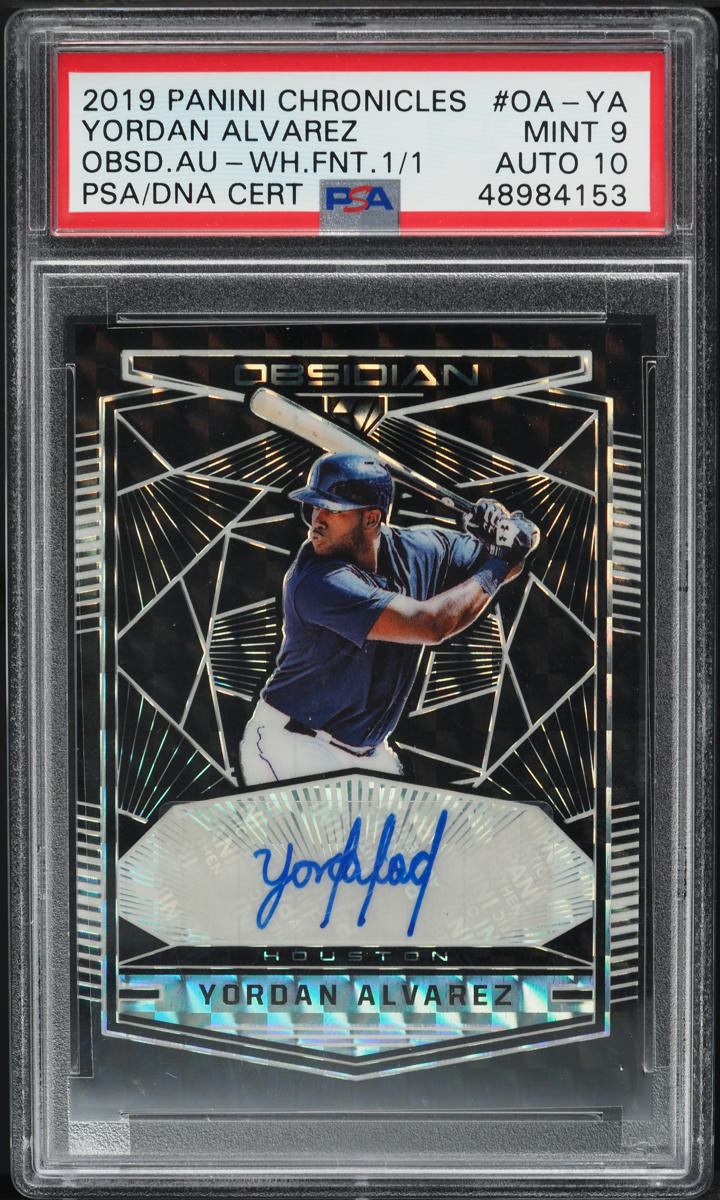 2019 Bowman Platinum Top Prospects #TOP100 Yordan Alvarez on