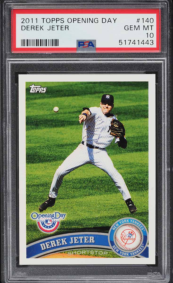 2011 Topps Opening Day Derek Jeter #140 PSA 10 GEM MINT