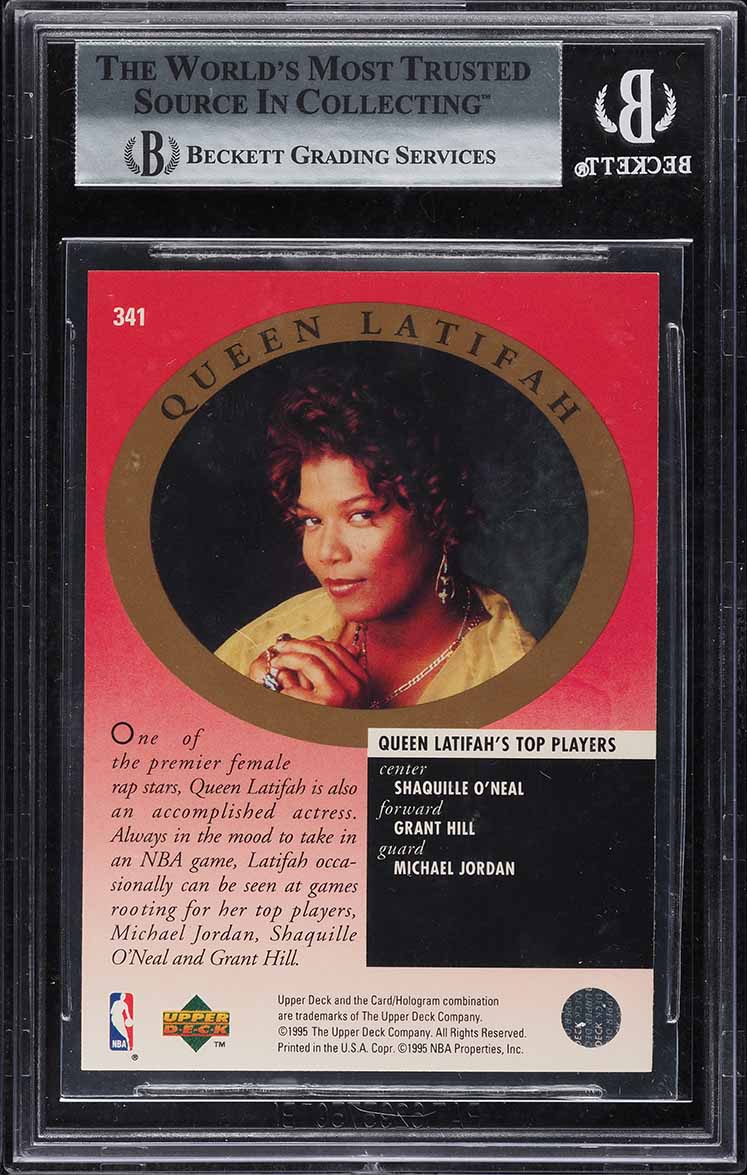 1995 Upper Deck Electric Court Gold Michael Jordan #341 BGS 9 MINT