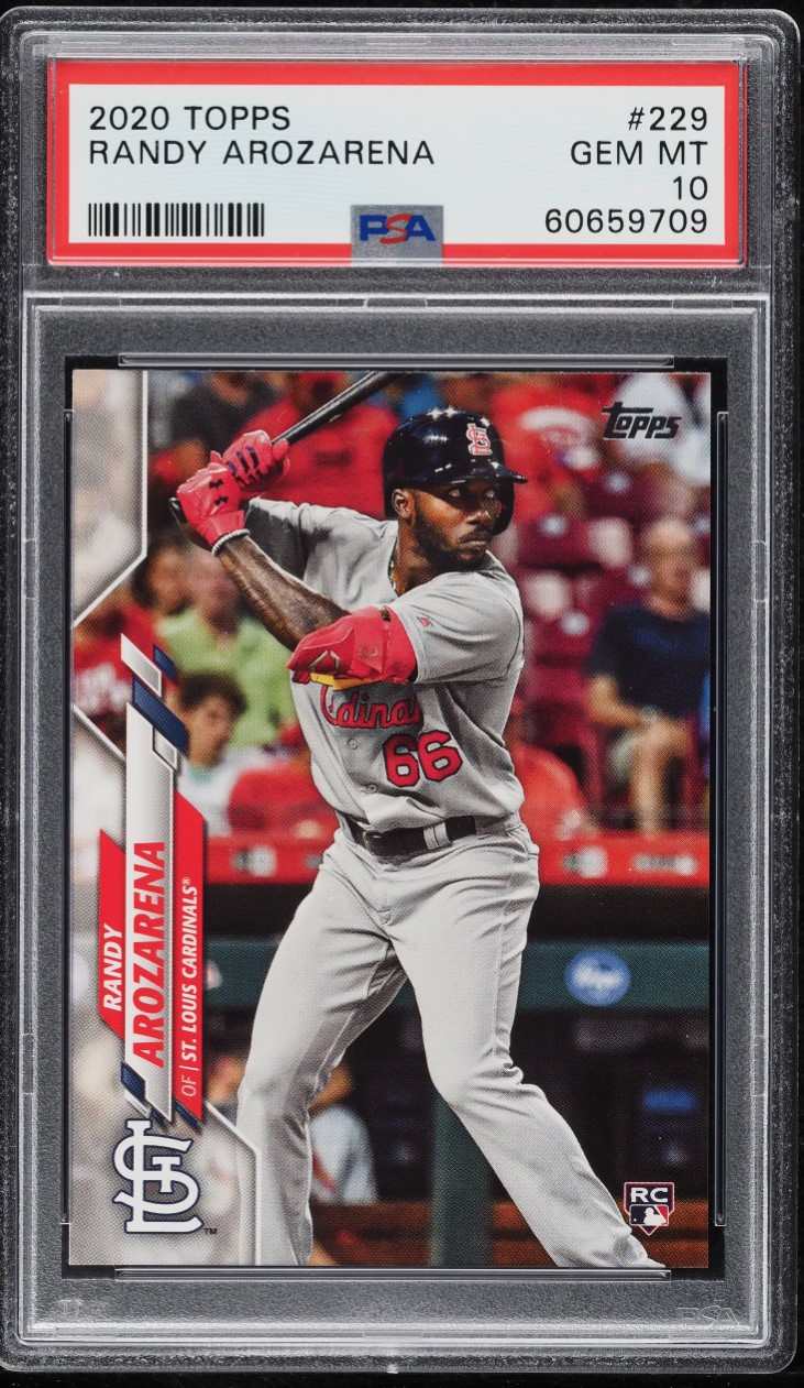2020 Topps Randy Arozarena ROOKIE #229 PSA 10 GEM MINT