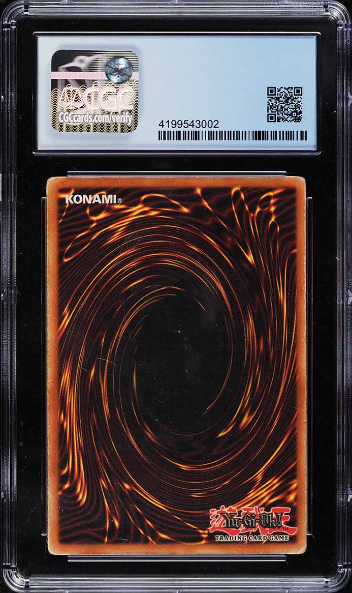 2002 Yu-Gi-Oh! Starter Deck: Kaiba Blue-Eyes White Dragon #SDK-001 CGC 3.5 VG+