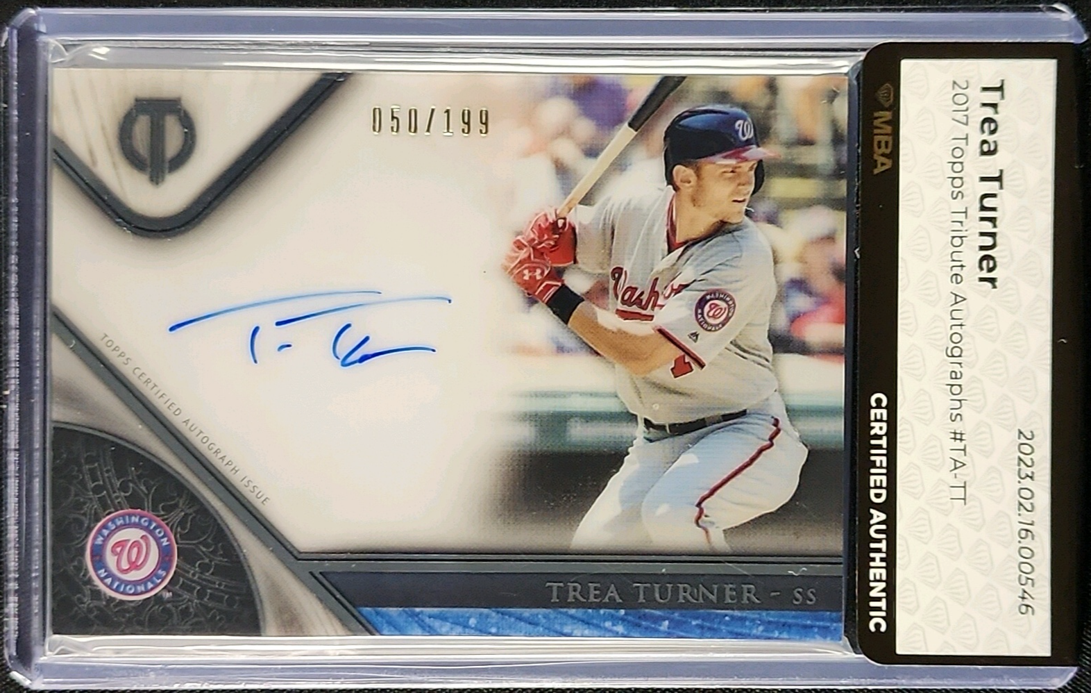 スポーツ選手 TOPPS TRIBUTE AUTOGRAPHS Yahoo!オークション - 【ジャージーNo. 17/25枚限定】大谷翔平直書きサ