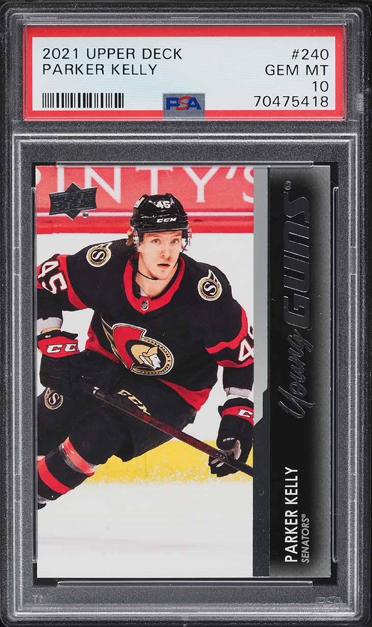 2021 Upper Deck Young Guns Parker Kelly ROOKIE #240 PSA 10 GEM MINT