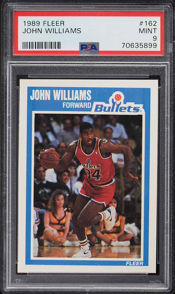 1989 Fleer Basketball John Williams #162 PSA 9 MINT