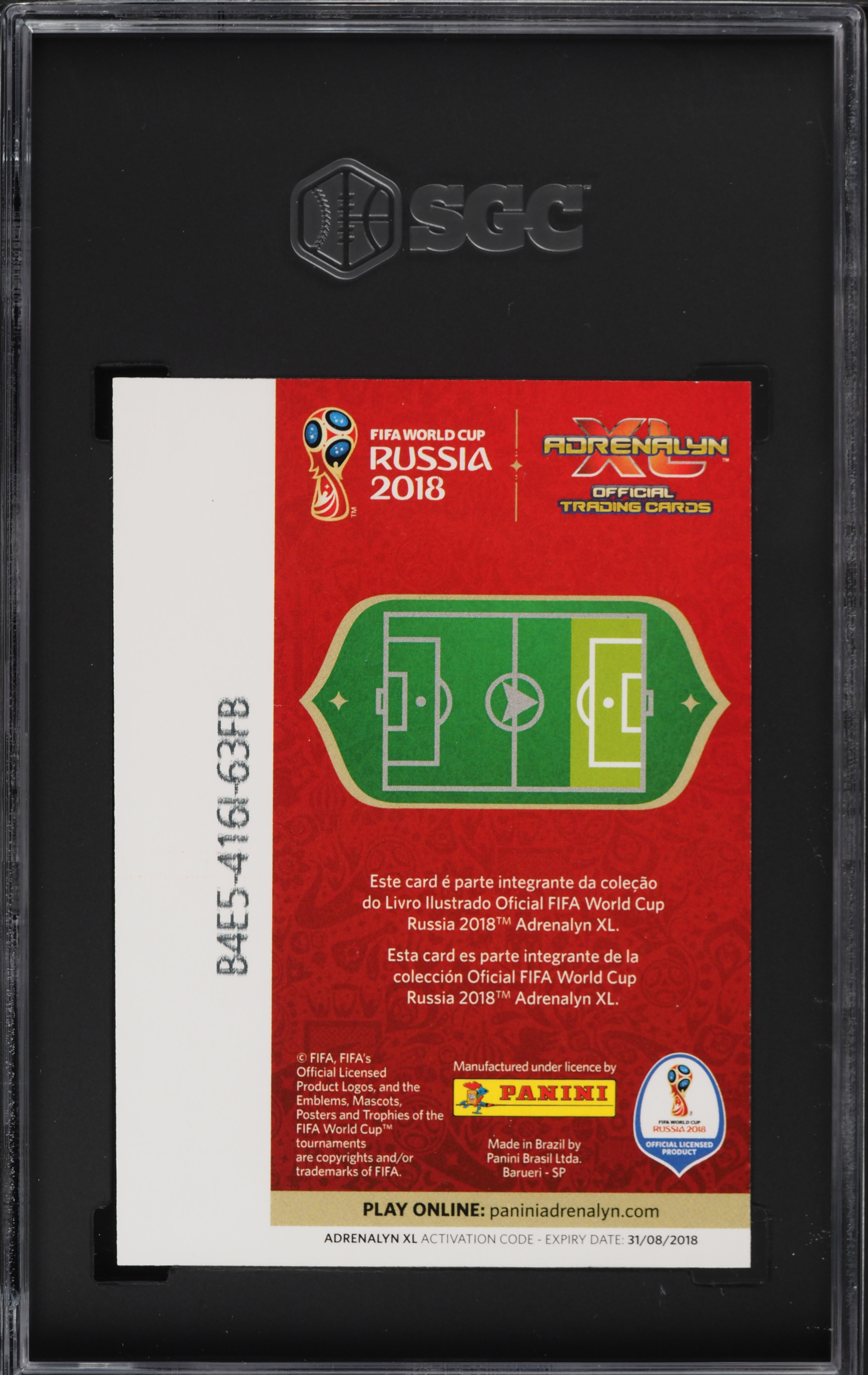 2018 Panini Adrenalyn XL World Cup Cristiano Ronaldo #279 SGC 9.5