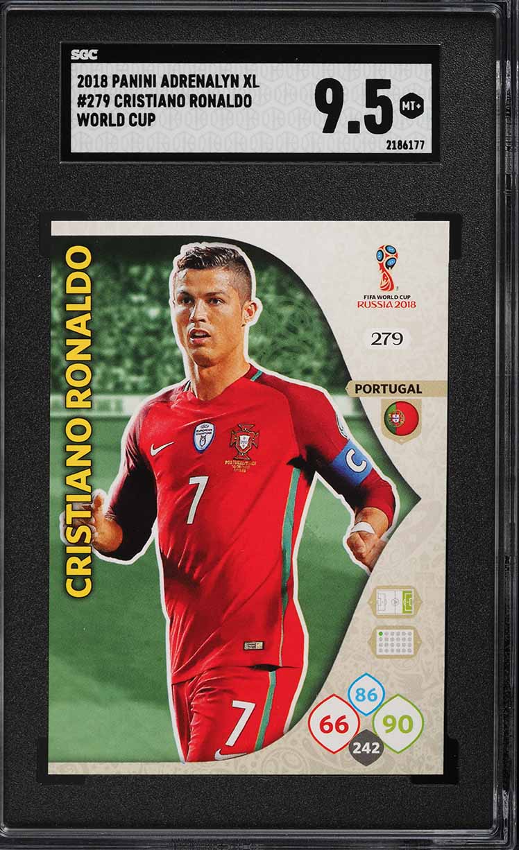 2018 Panini Adrenalyn XL World Cup Cristiano Ronaldo #279 SGC 9.5