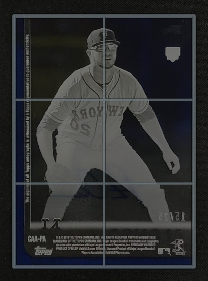 Alonso Rookie Blue 2019 Topps Clearly Authentic Blue Peter Alonso ROOKIE AUTO /25 #CAA-PA ...