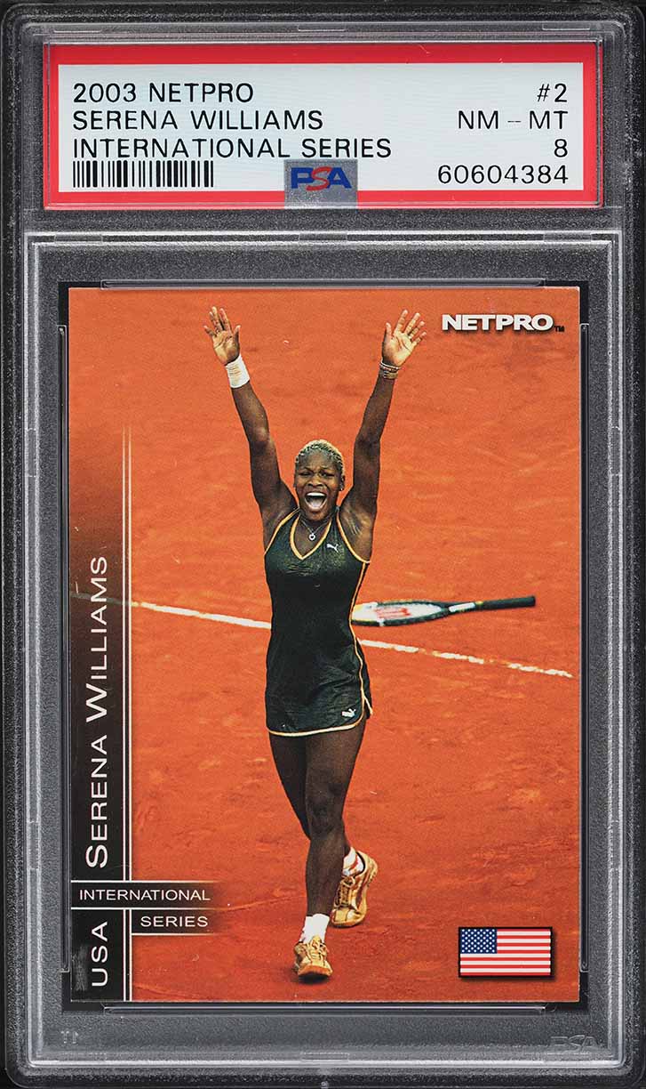 2003 Netpro International Series Serena Williams ROOKIE #2 PSA 8 NM-MT