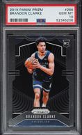 2019 Panini Prizm Brandon Clarke ROOKIE #266 PSA 10 GEM MINT on