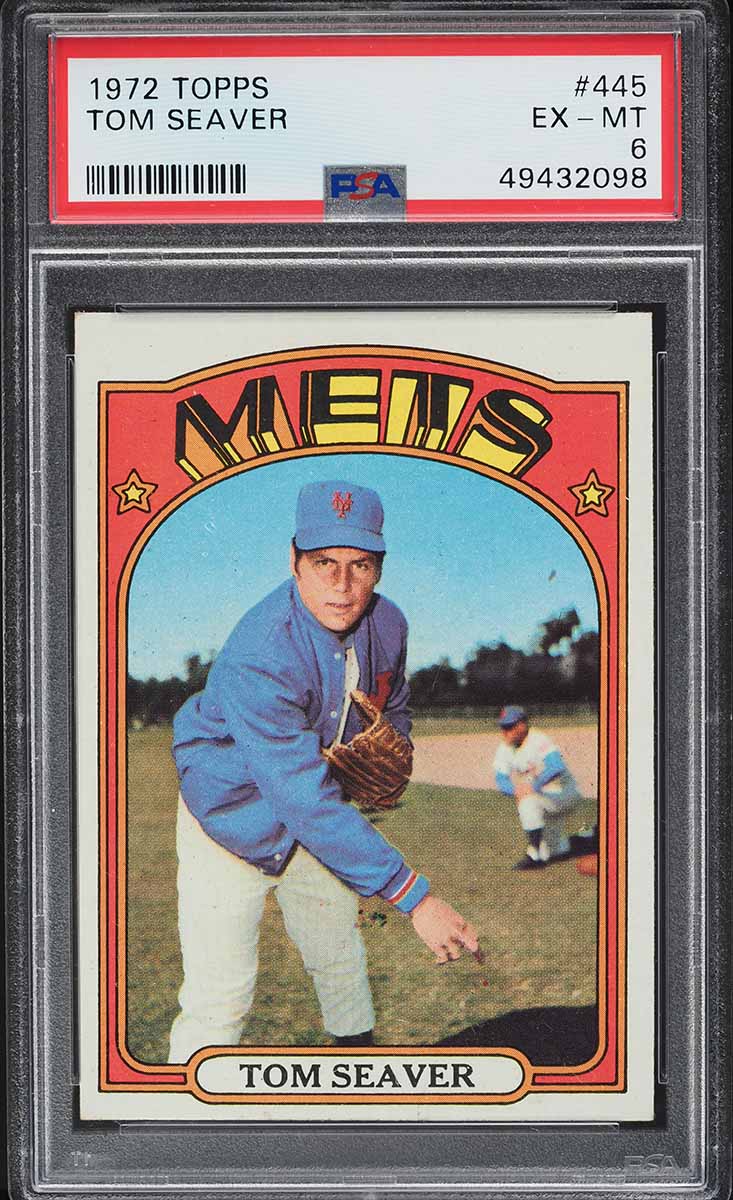 1972 Topps Tom Seaver #445 PSA 6 EXMT