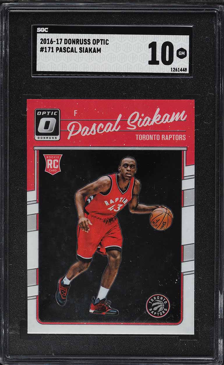 2016 Donruss Optic Pascal Siakam ROOKIE #171 SGC 10 GEM MINT