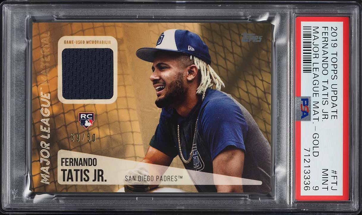 2019 Topps Update Major League Gold Fernando Tatis Jr. ROOKIE 