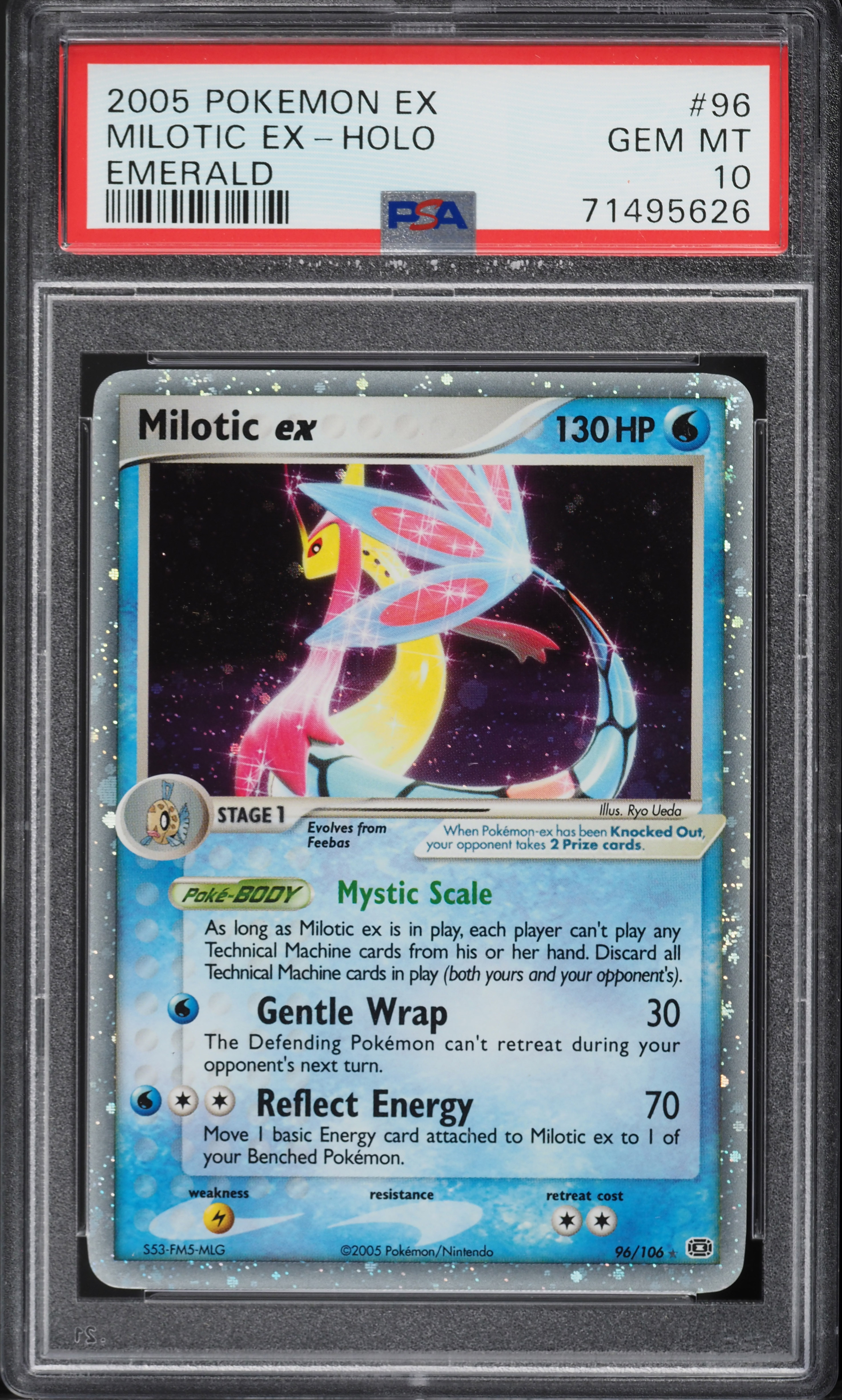 2005 Pokemon EX Emerald Holo Milotic ex #96 PSA 10 GEM MINT on
