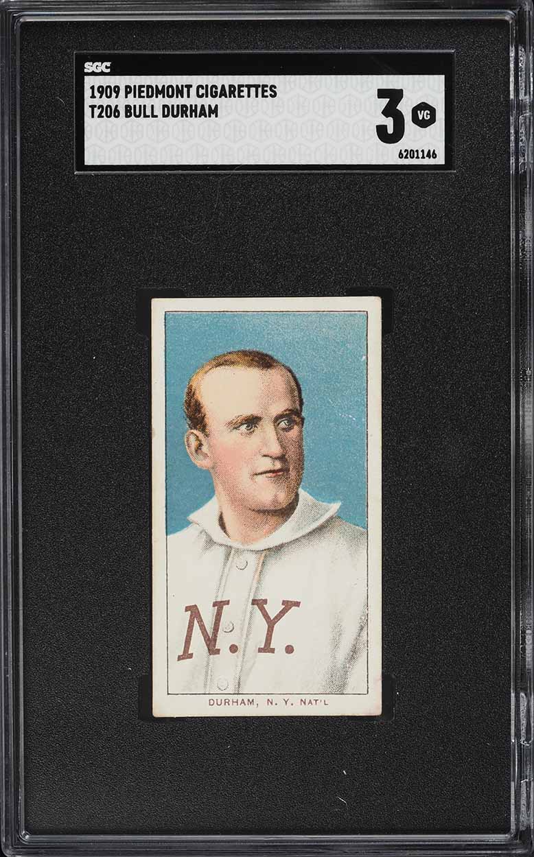 1909-11 T206 Bull Durham SGC 3 VG