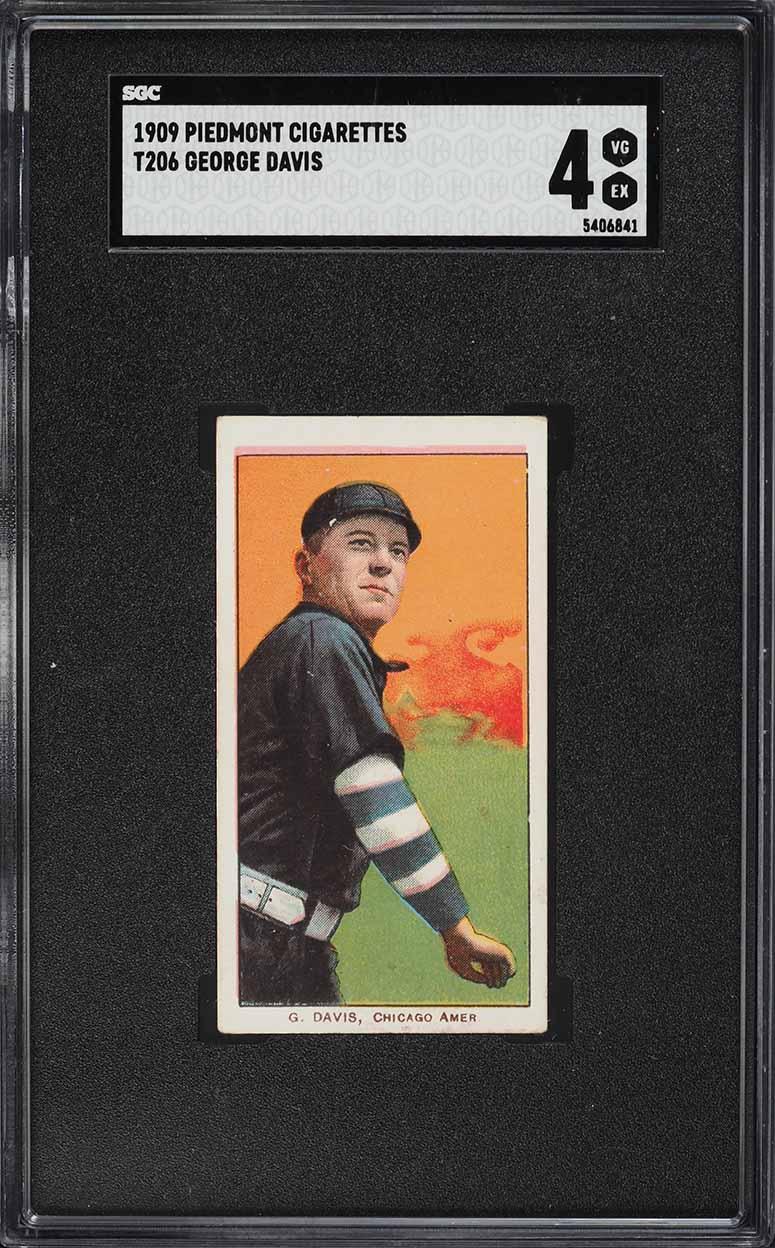 1909-11 T206 George Davis SGC 4 VGEX