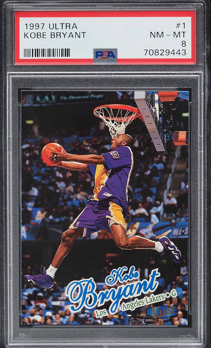 1997 Ultra Basketball Kobe Bryant #1 PSA 8 NM-MT