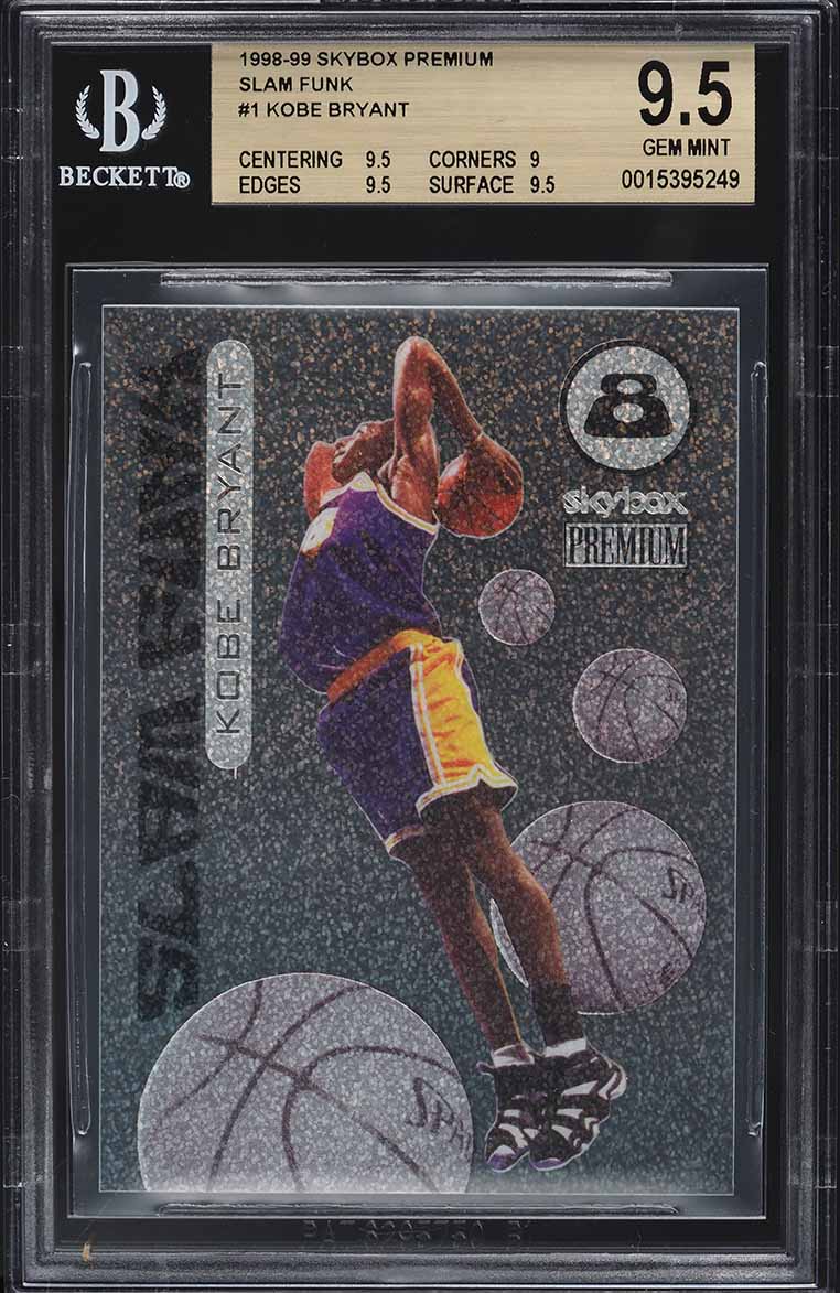 1998 Skybox Premium Slam Funk Kobe Bryant #1 BGS 9.5 GEM MINT