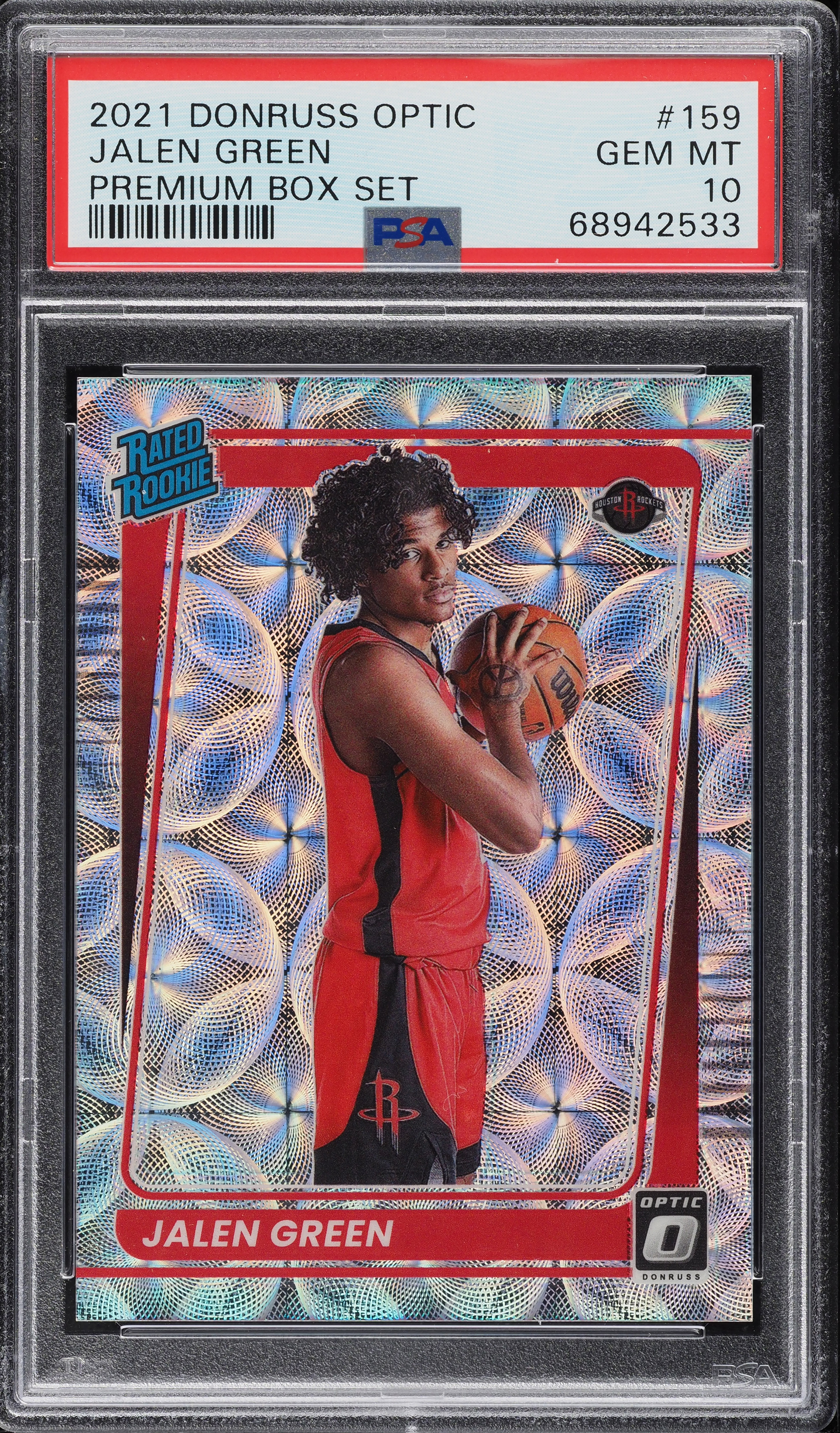 2021 Donruss Optic Premium Box Set Jalen Green ROOKIE /249 #159