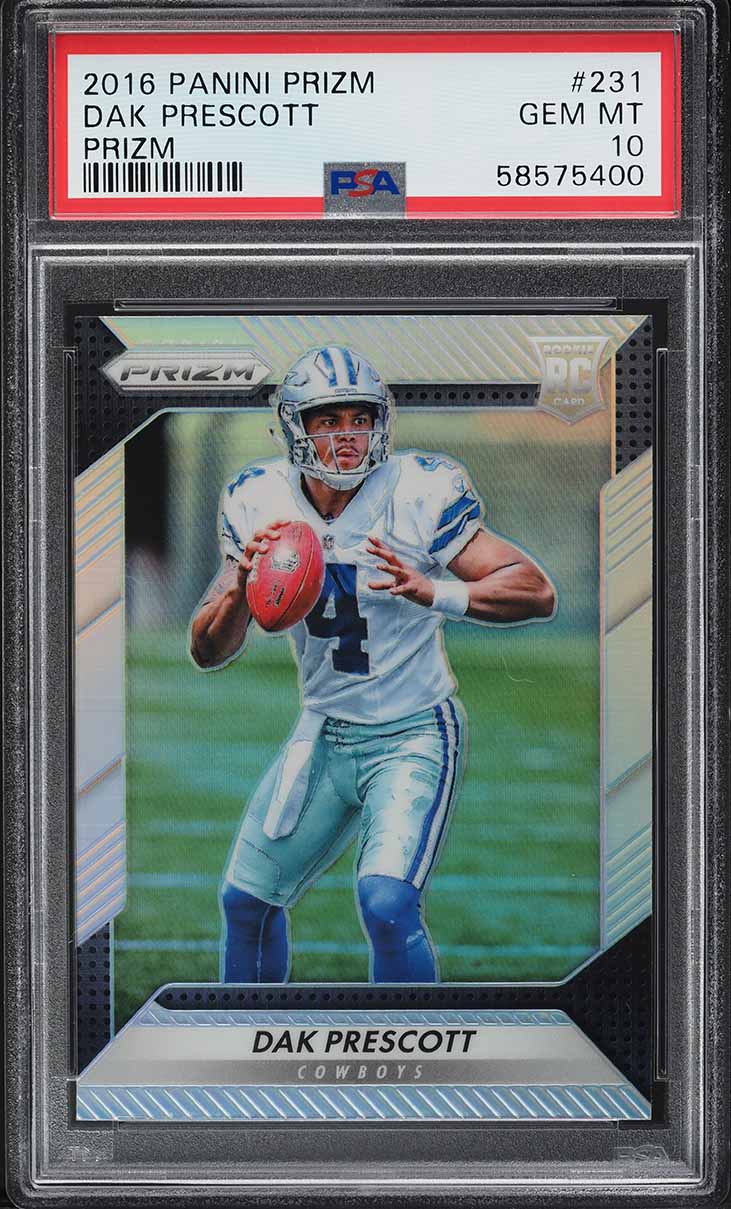 Dak Prescott #231 2016 Panini Plates & Patches Football 2016 Panini Prizm