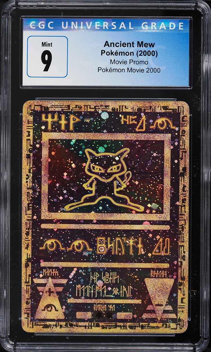 2000 Pokemon Movie Promo Ancient Mew CGC 9 MINT