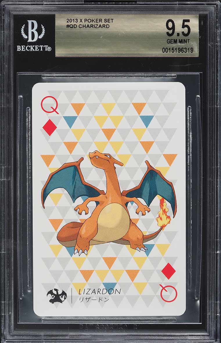 2013 Pokemon X Poker Set Charizard #QD BGS 9.5 GEM MINT