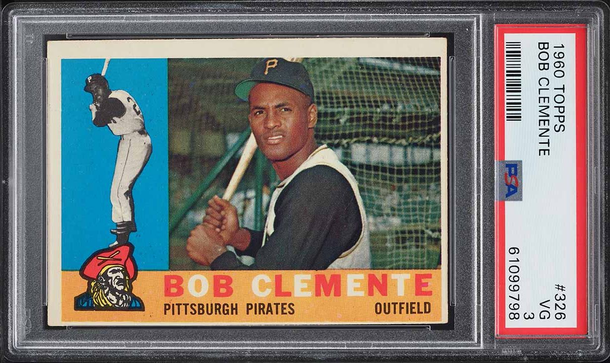 1960 Topps Roberto Clemente #326 PSA 3 VG