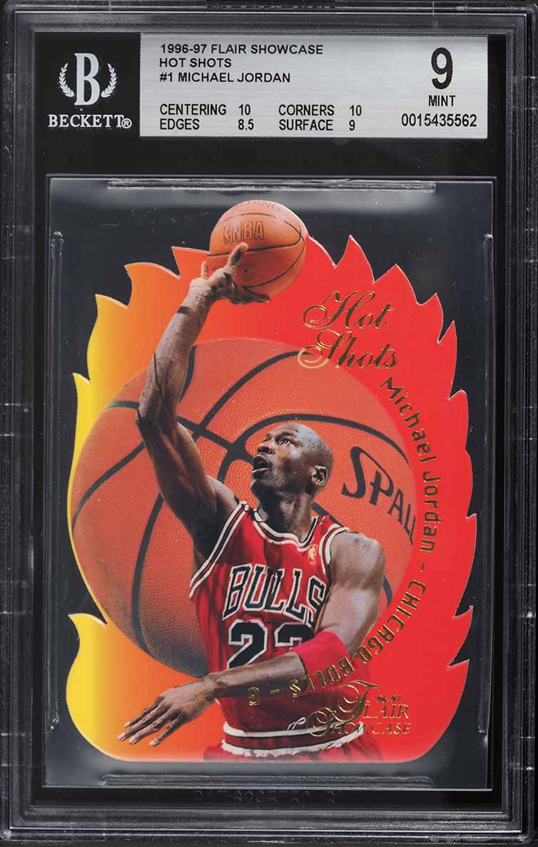 1996 Skybox Z-Force Big Men On Court Z Peat Die-Cut Michael Jordan