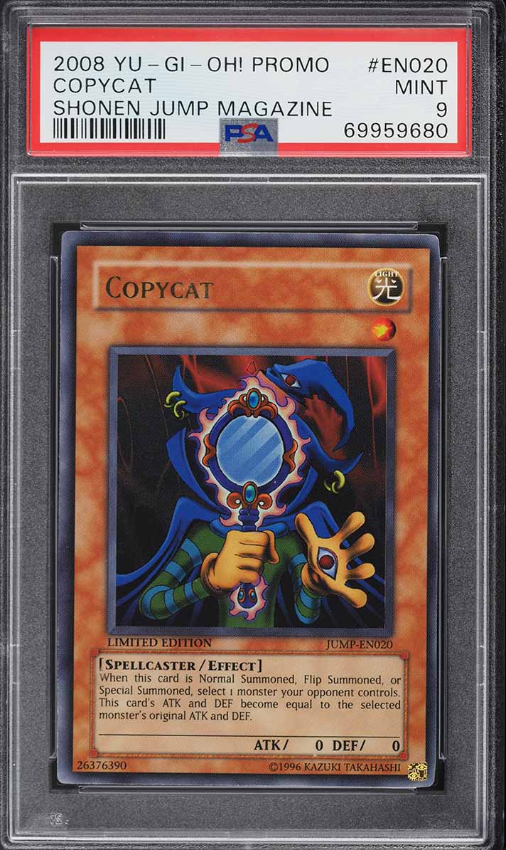 2008 Yu-Gi-Oh! Promo Shonen Jump Magazine Copycat #JUMP-EN020 PSA