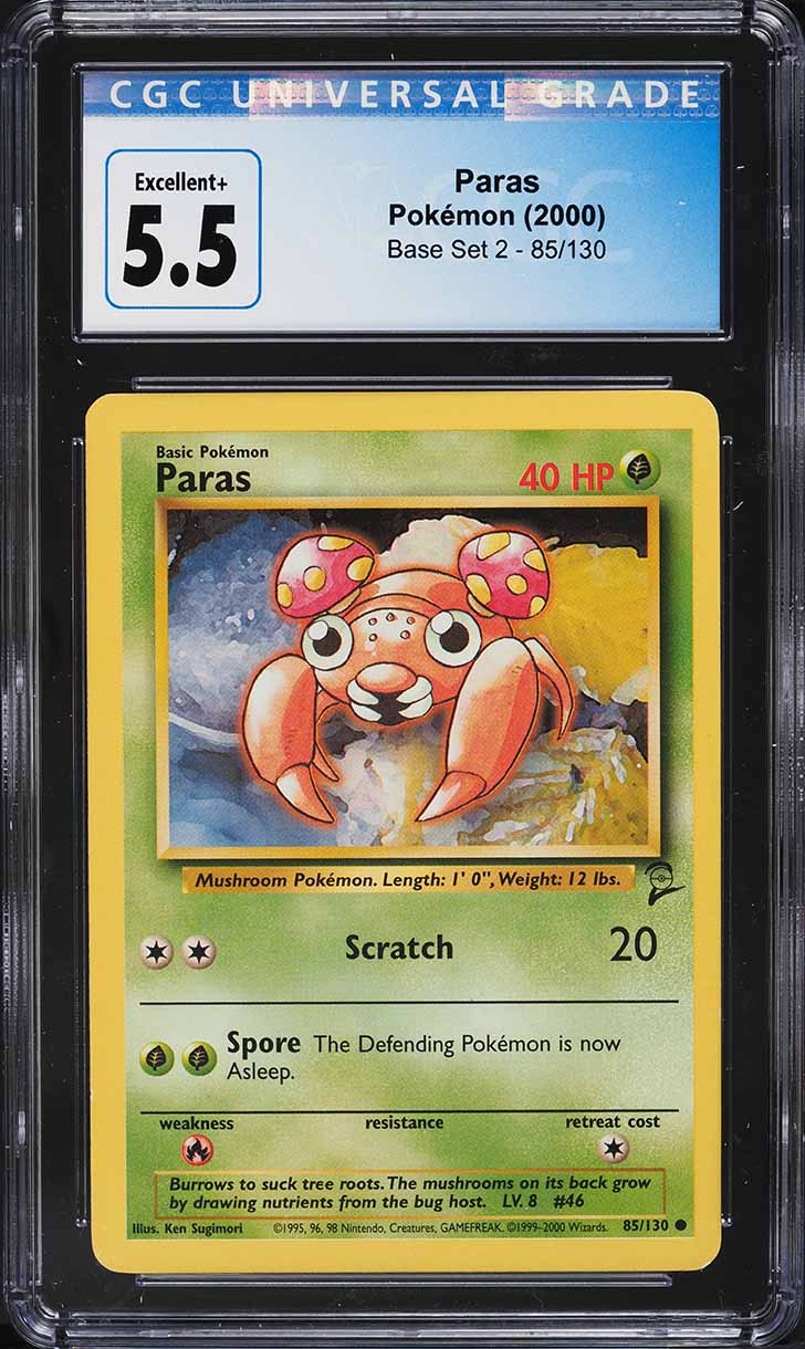 1999 Pokemon Jungle 1st Edition Paras #59 CGC 9 MINT on Fanatics Collect