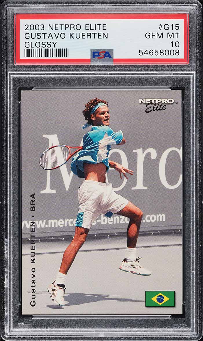 2003 Netpro Elite Glossy Roger Federer ROOKIE /100 #G3 PSA 10 GEM