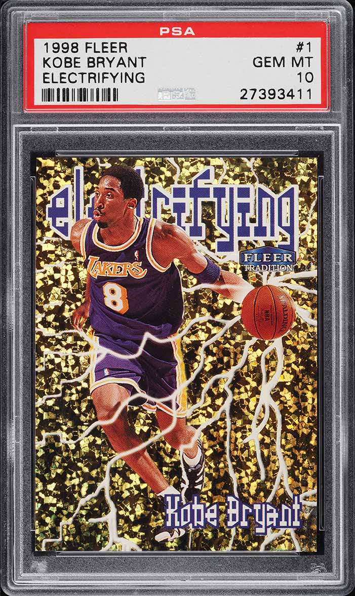 1998 Fleer Tradition Kobe Bryant Electrifying #1 PSA 10 | Card Ladder
