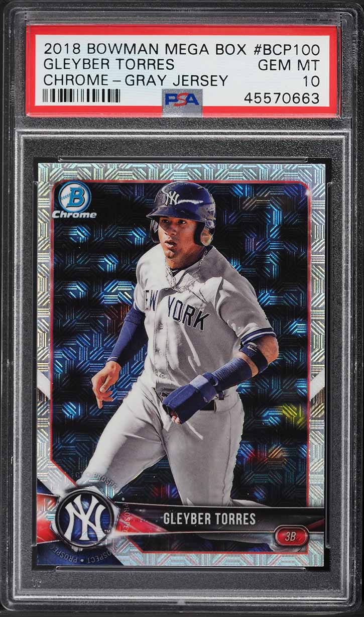 2018 Topps Chrome Gleyber Torres ROOKIE #31 PSA 10 GEM MINT on