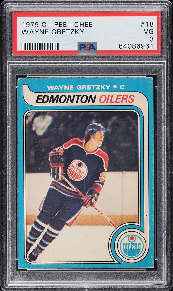 1979 O-Pee-Chee Hockey Wayne Gretzky ROOKIE #18 PSA 3 VG