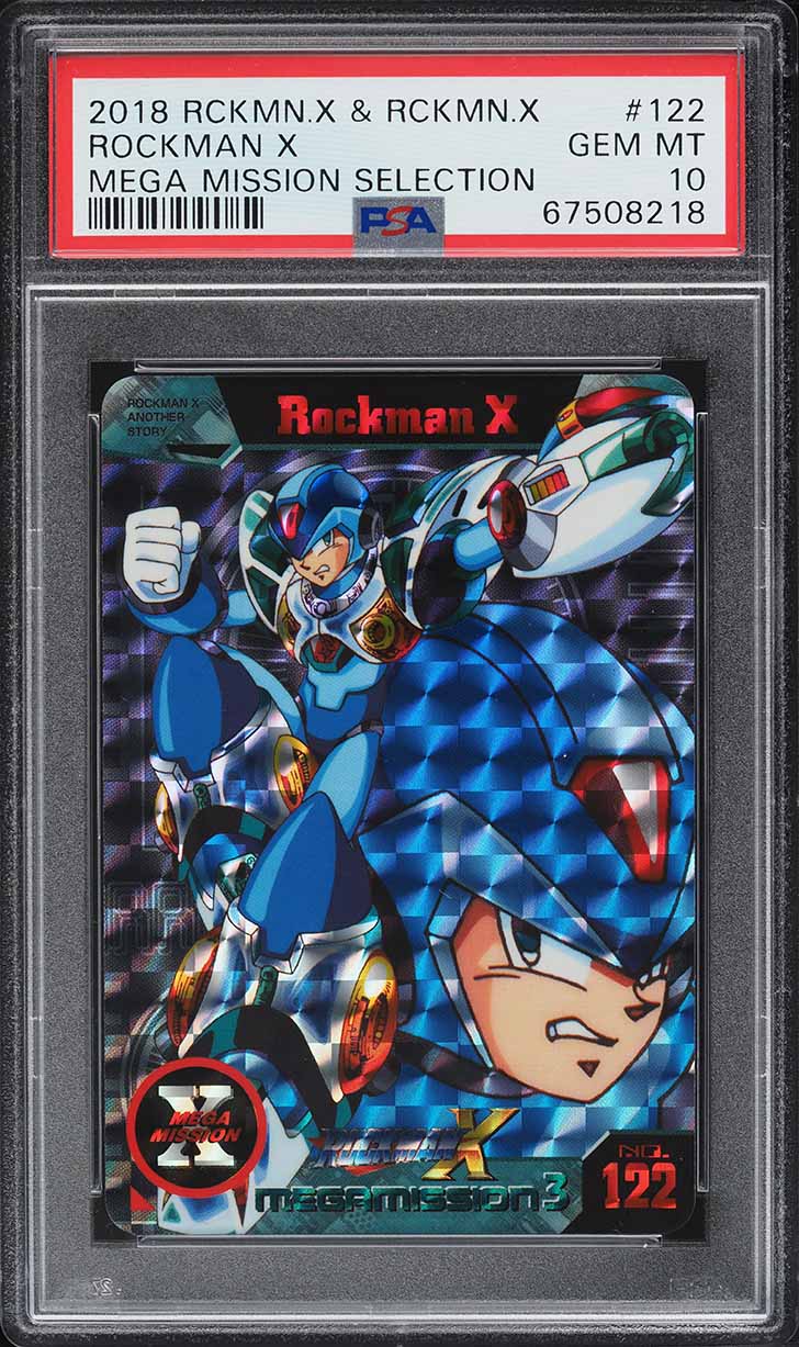 2018 Carddass Rockman X Mega Mission Selection Zero #112 PSA 10