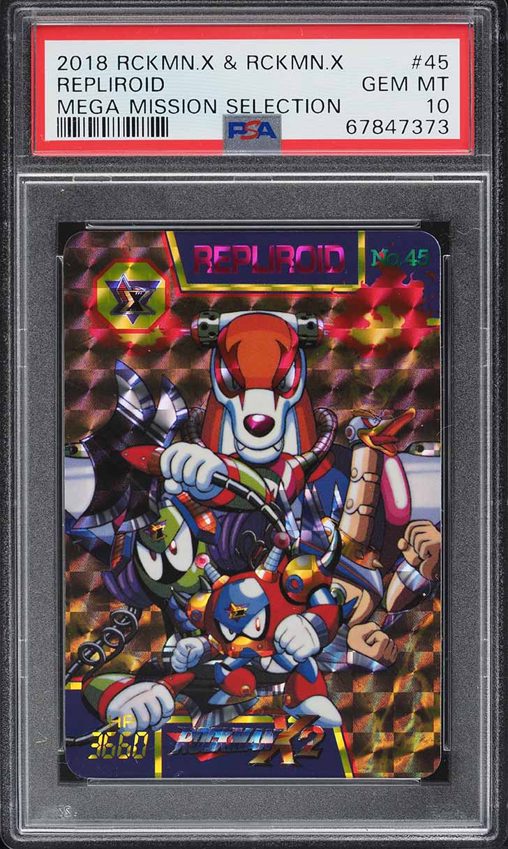2018 Carddass Rockman X Mega Mission Selection Rockman X & Zero