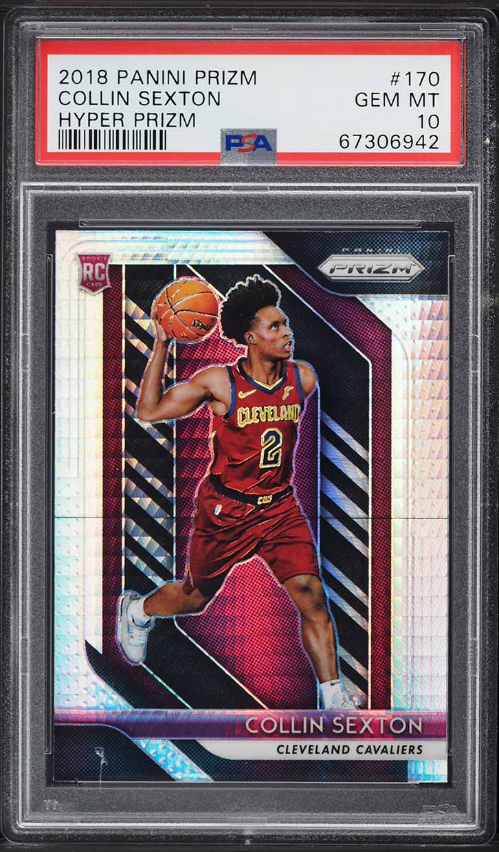 2018 Panini Prizm Hyper Collin Sexton ROOKIE #170 PSA 10 GEM MINT